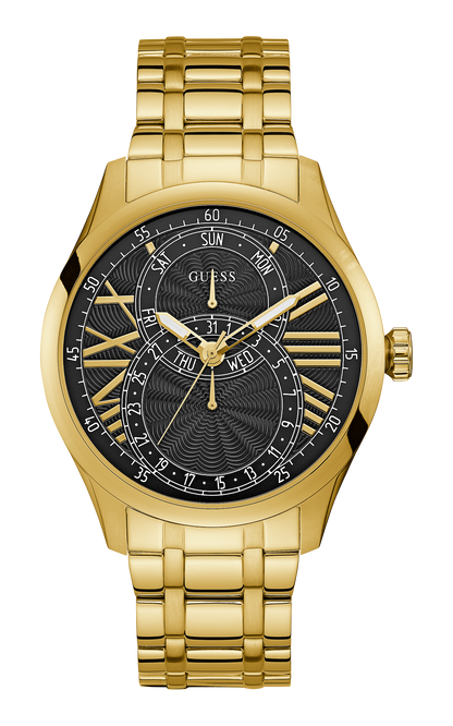 Guess Mens Gold Multi-function Watch - W1043G2