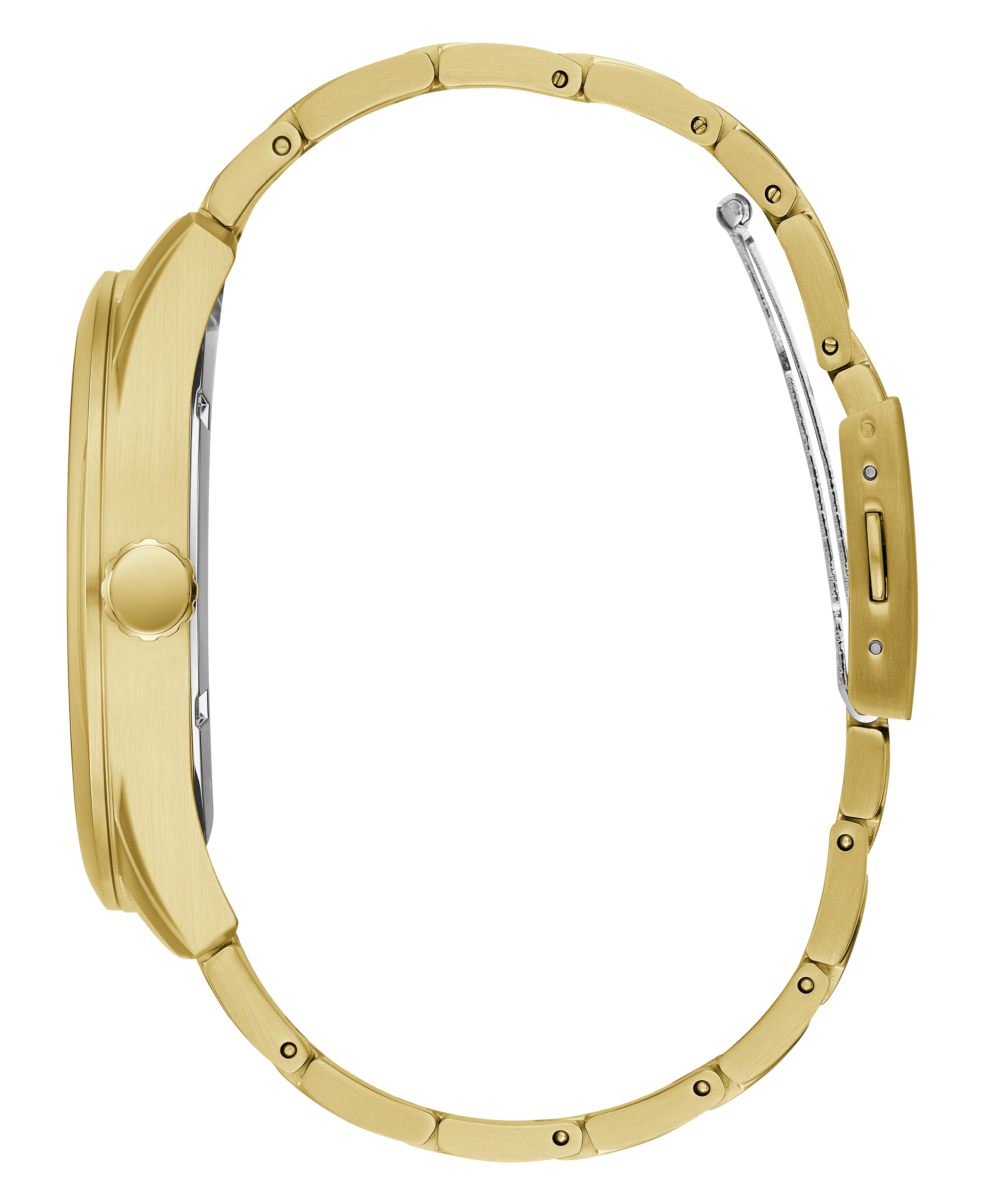 Guess 44 mm Mens Gold Multi function Watch W1043G2