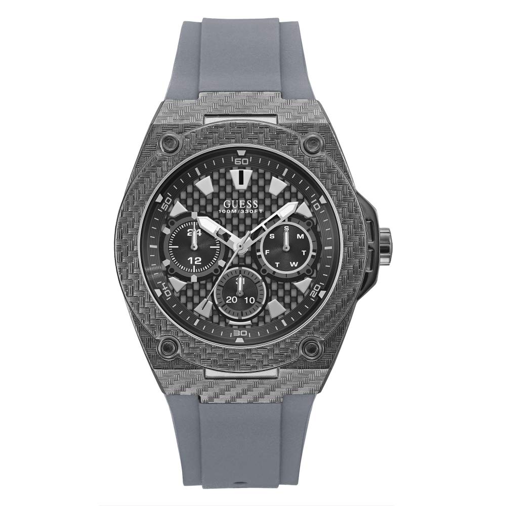 Guess 45 mm Mens Black/Gunmetal Multi function Watch W1048G1