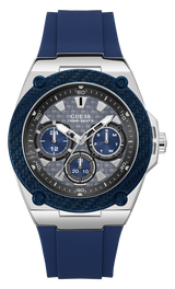 Guess 45 mm Mens Blue Multi function Watch W1049G1
