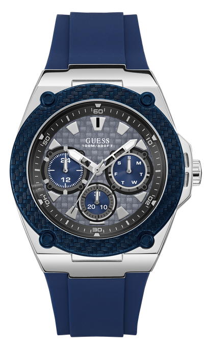 Guess Mens Blue Multi-function Watch - W1049G1