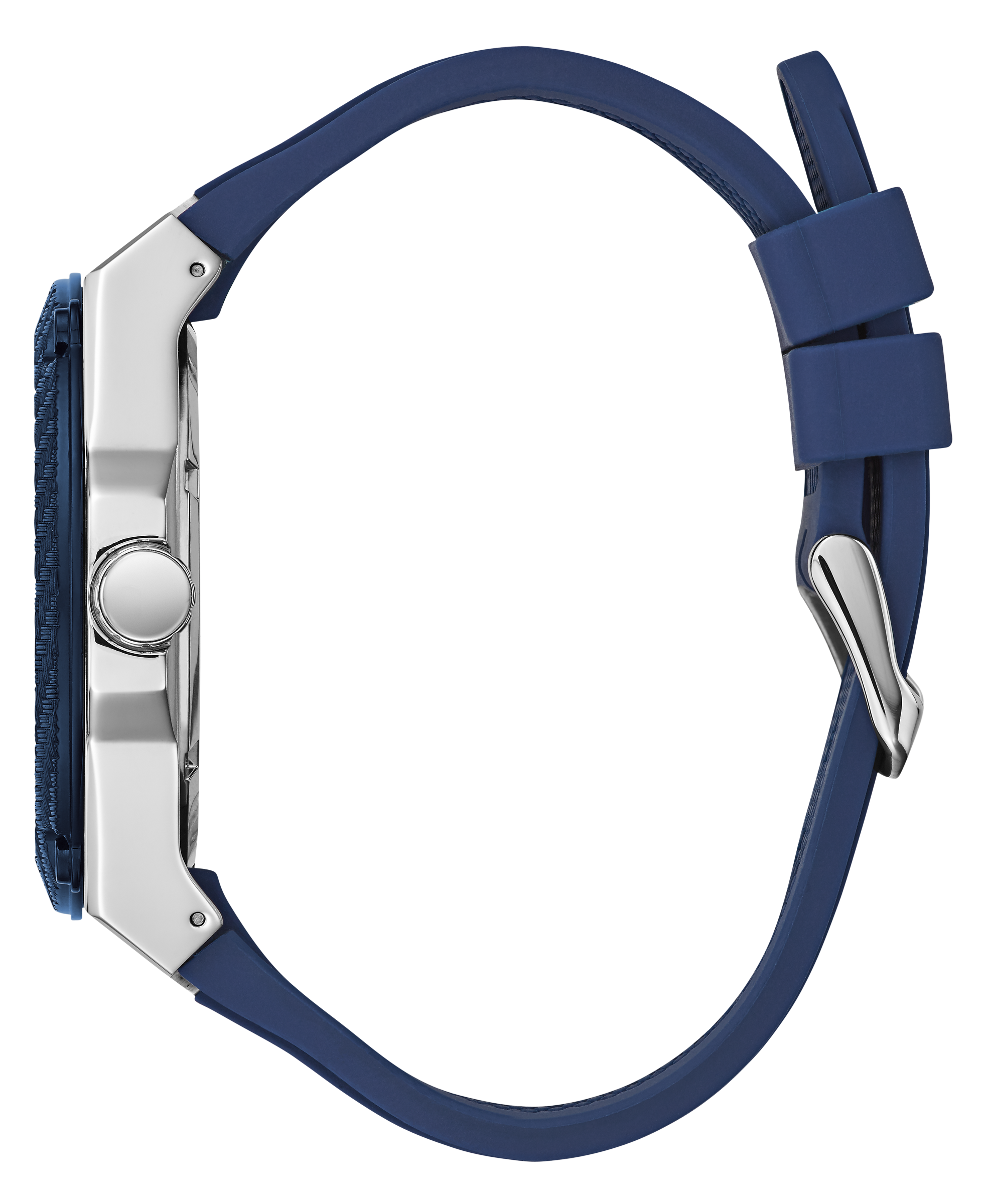 Guess 45 mm Mens Blue Multi function Watch W1049G1