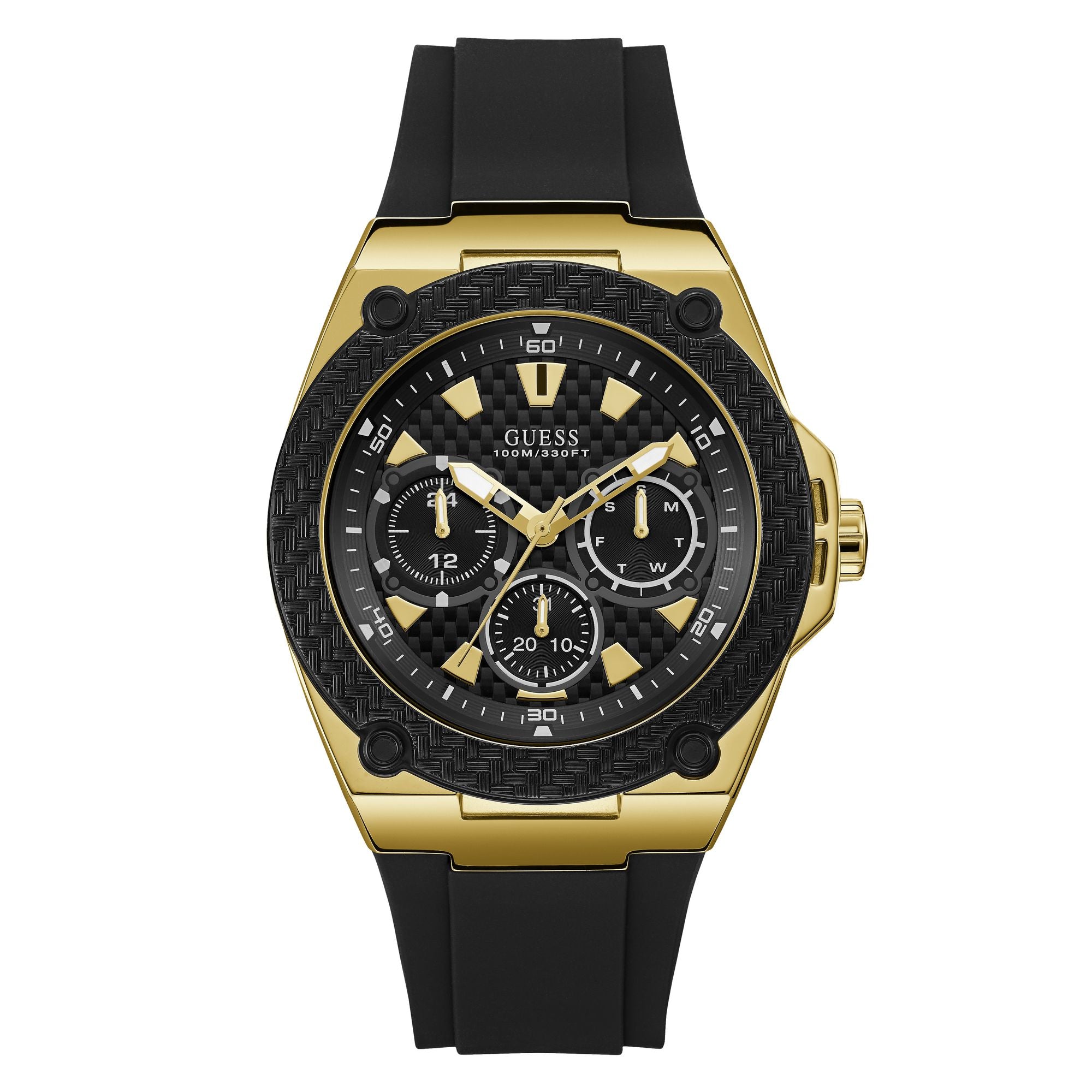 Guess Men's Black Dial Analog Watch W1049G5