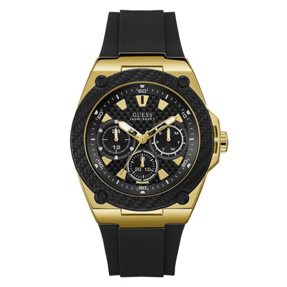 Guess Men's Black Dial Analog Watch - W1049G5