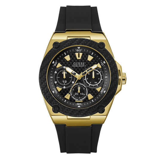 Guess Men's Black Dial Analog Watch - W1049G5