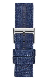 Guess 45 mm Mens Blue Multi function Watch W1058G1