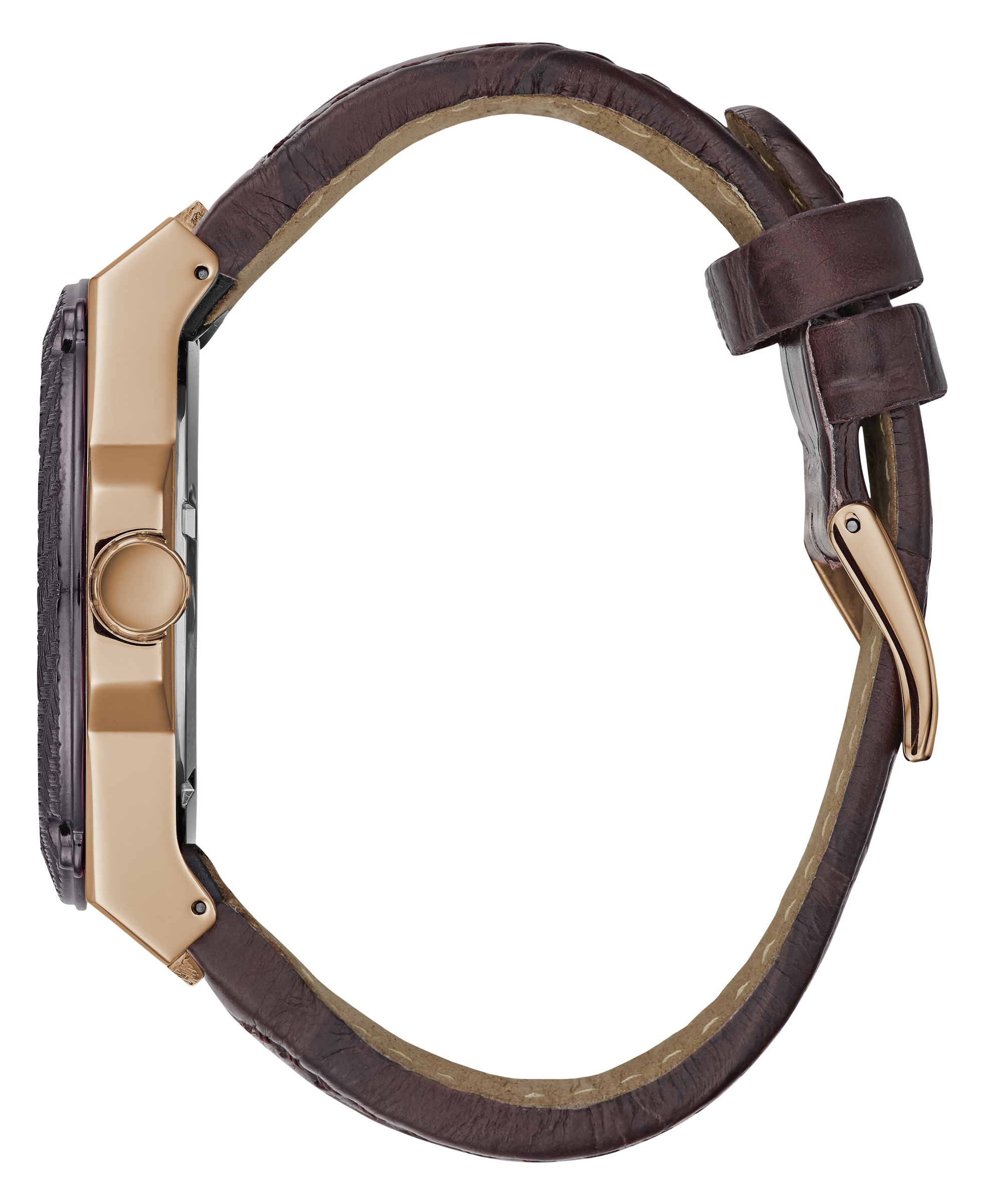 Guess 45 mm Men Brown Dial Analog Watch W1058G2