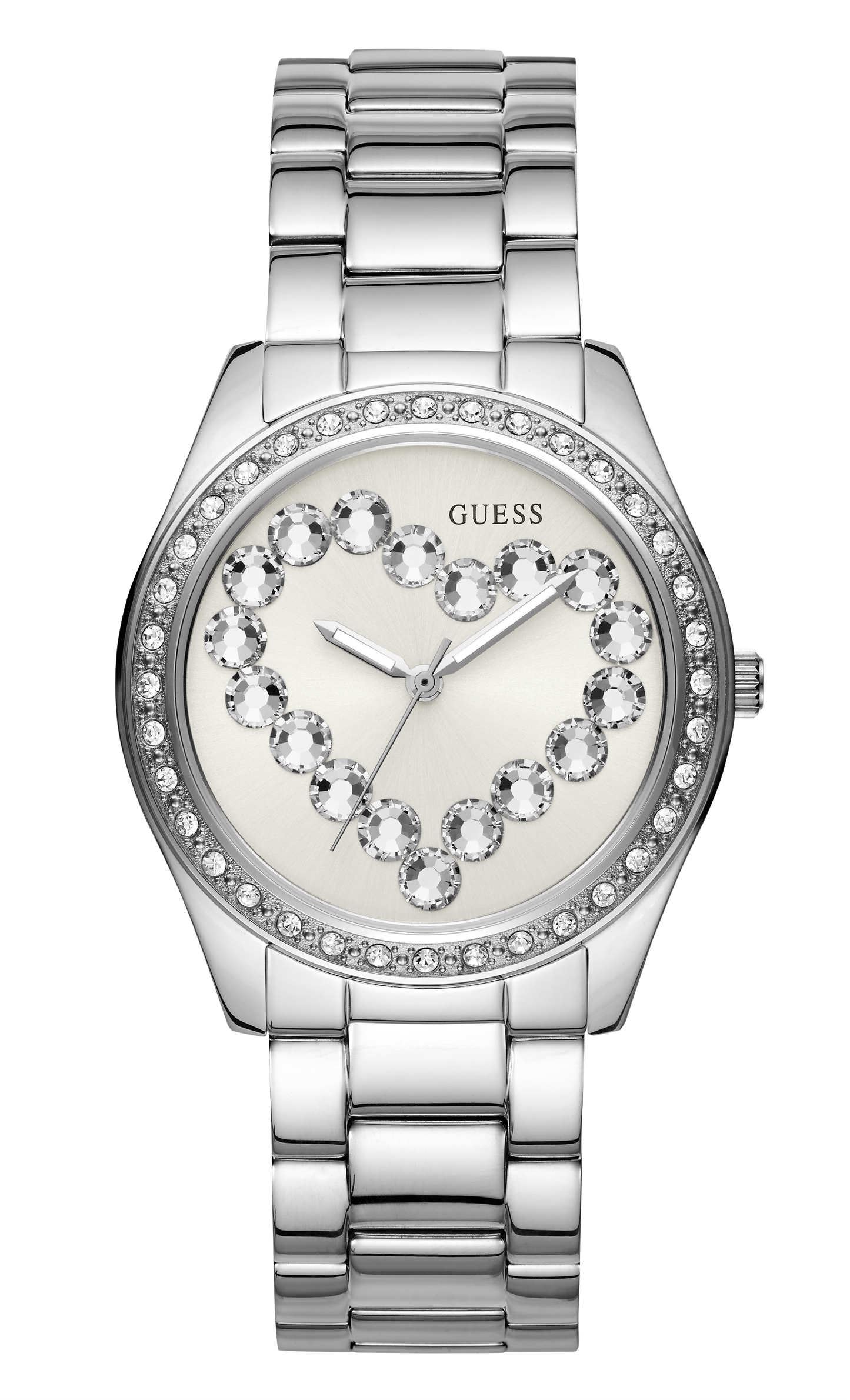 Guess Women Silver Dial Analog Watch - W1061L1