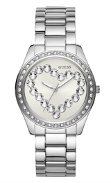 Guess 39 mm Women Silver Dial Analog Watch W1061L1