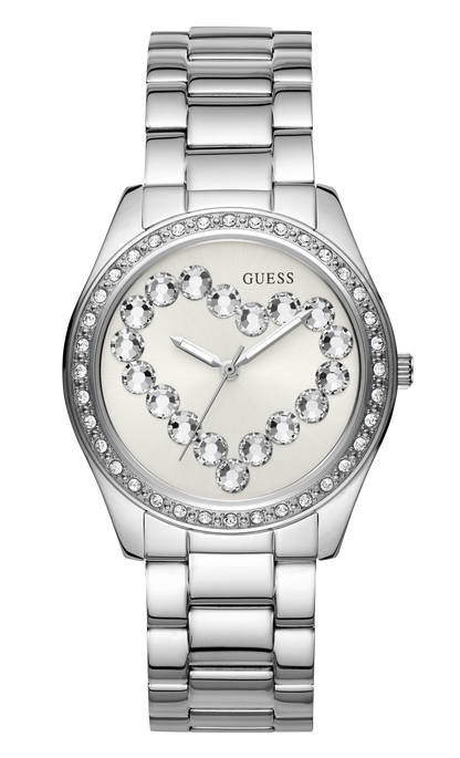 Guess Women Silver Dial Analog Watch - W1061L1