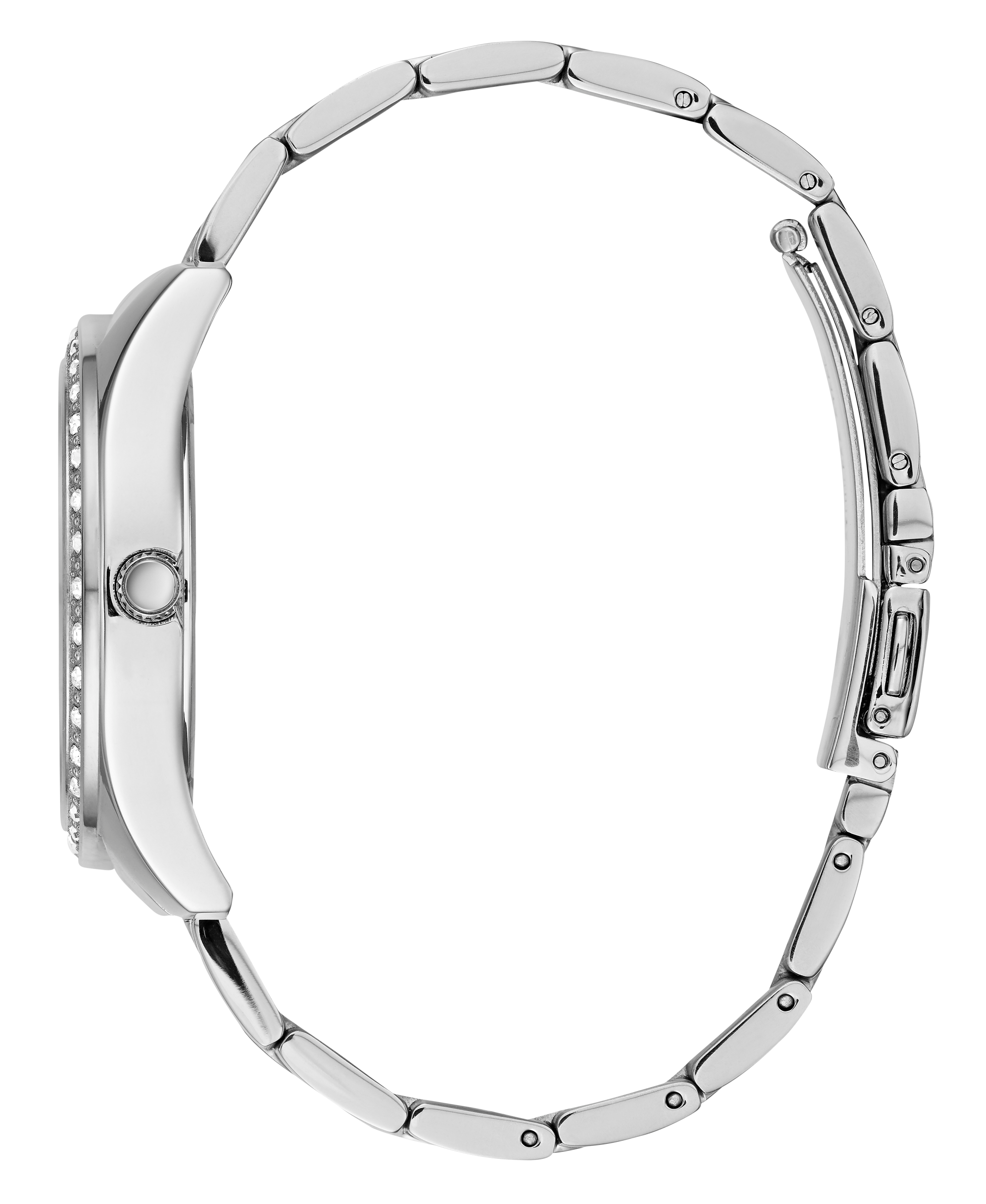 Guess 39 mm Women Silver Dial Analog Watch W1061L1
