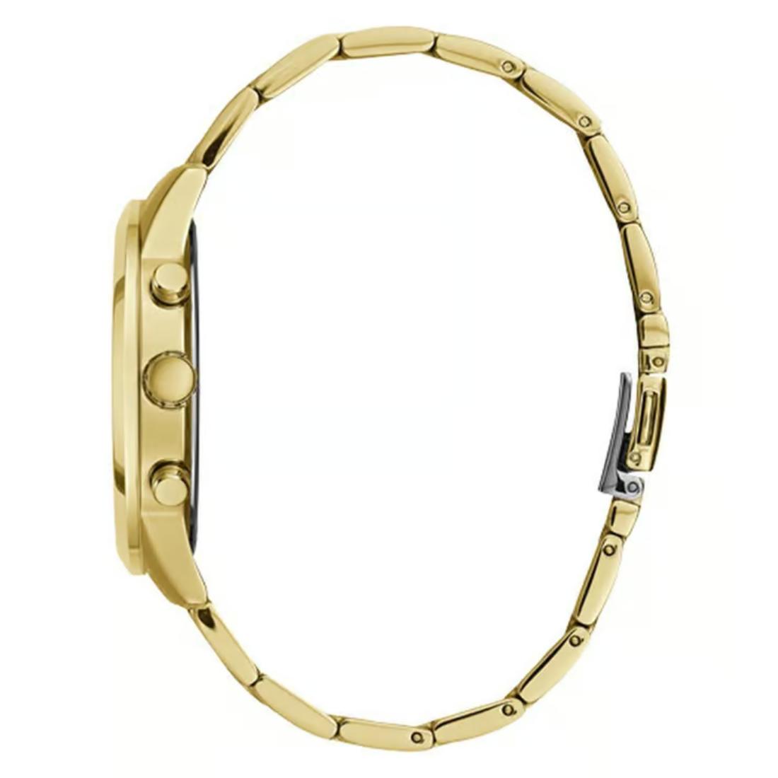 Guess Analog Champagne Dial Women's Stainless Steel Watch W1070L2