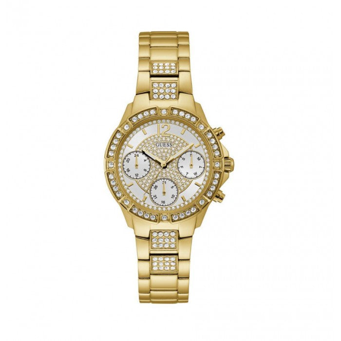 Guess Women White Dial Analog Watch - W1071L2