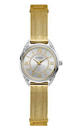 Guess 27 mm Women Silver Dial Analog Watch W1084L2