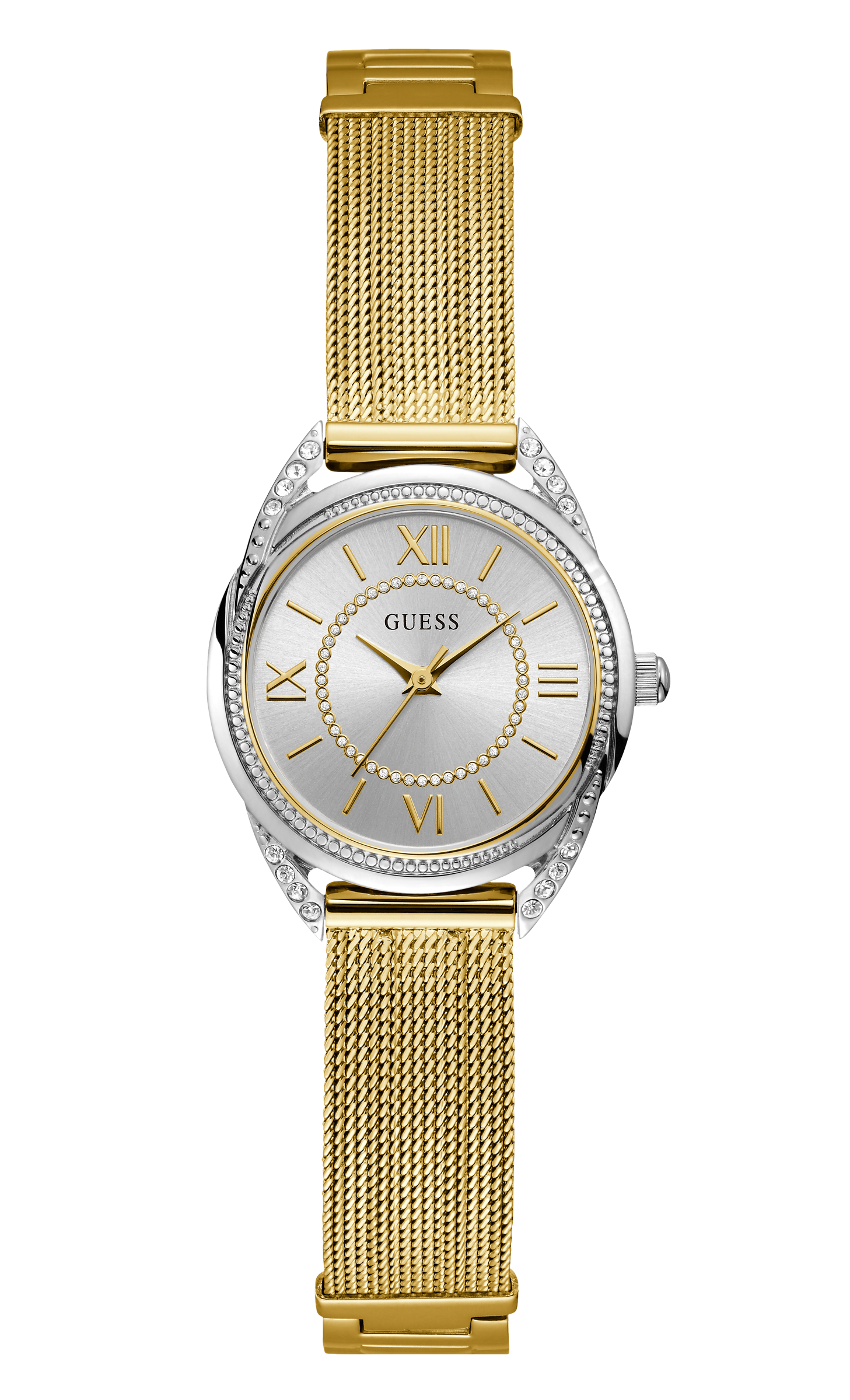 Guess 27 mm Women Silver Dial Analog Watch W1084L2
