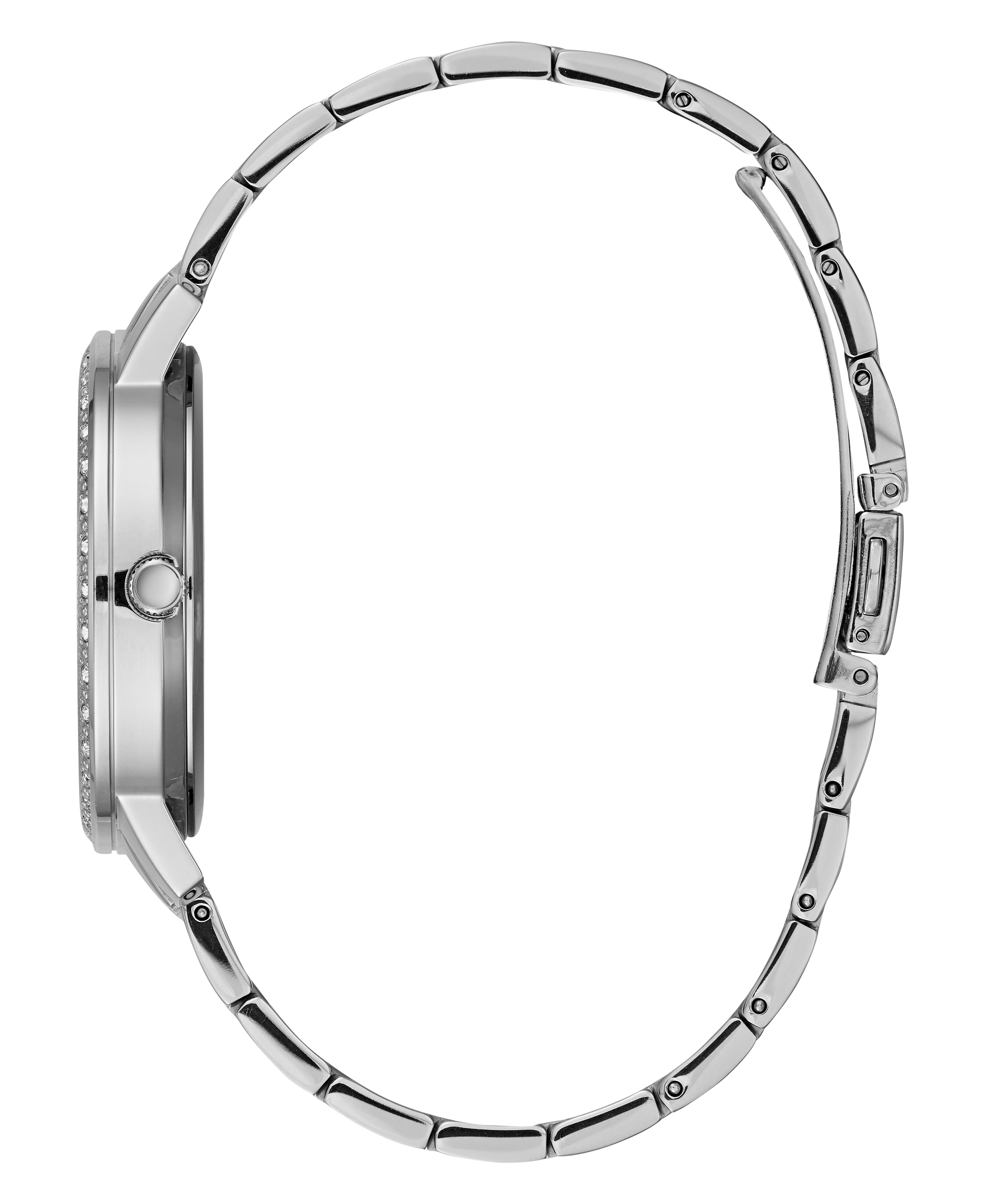 Guess 38 mm Women White Dial Analog Watch W1086L1