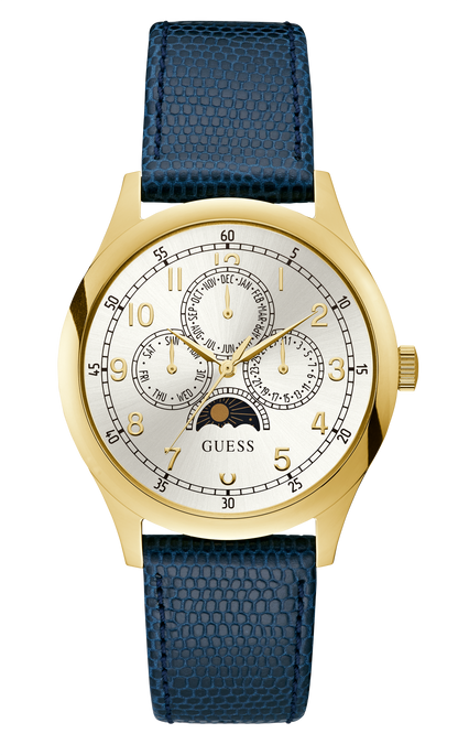 Guess Mens Blue Multi-function Watch - W1111G1