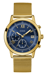 Guess 44 mm Mens Blue Chronograph Watch W1112G2