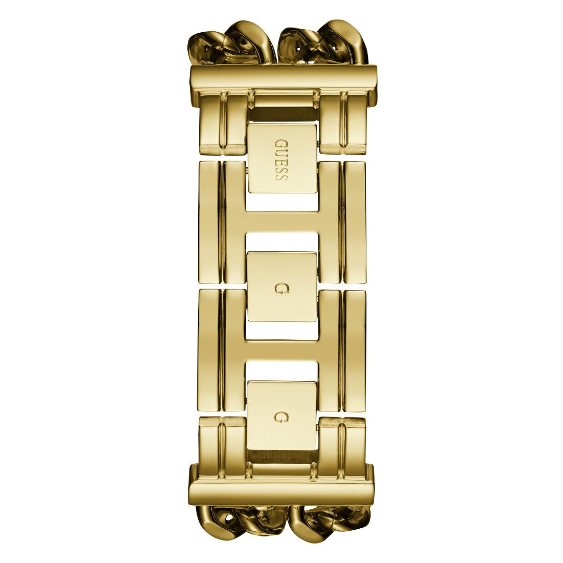 Guess Women 28 mm Gold Dial Analog Watch W1117L2