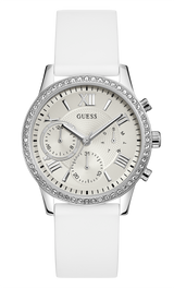 Guess 40 mm Ladies White Multi function Watch W1135L7