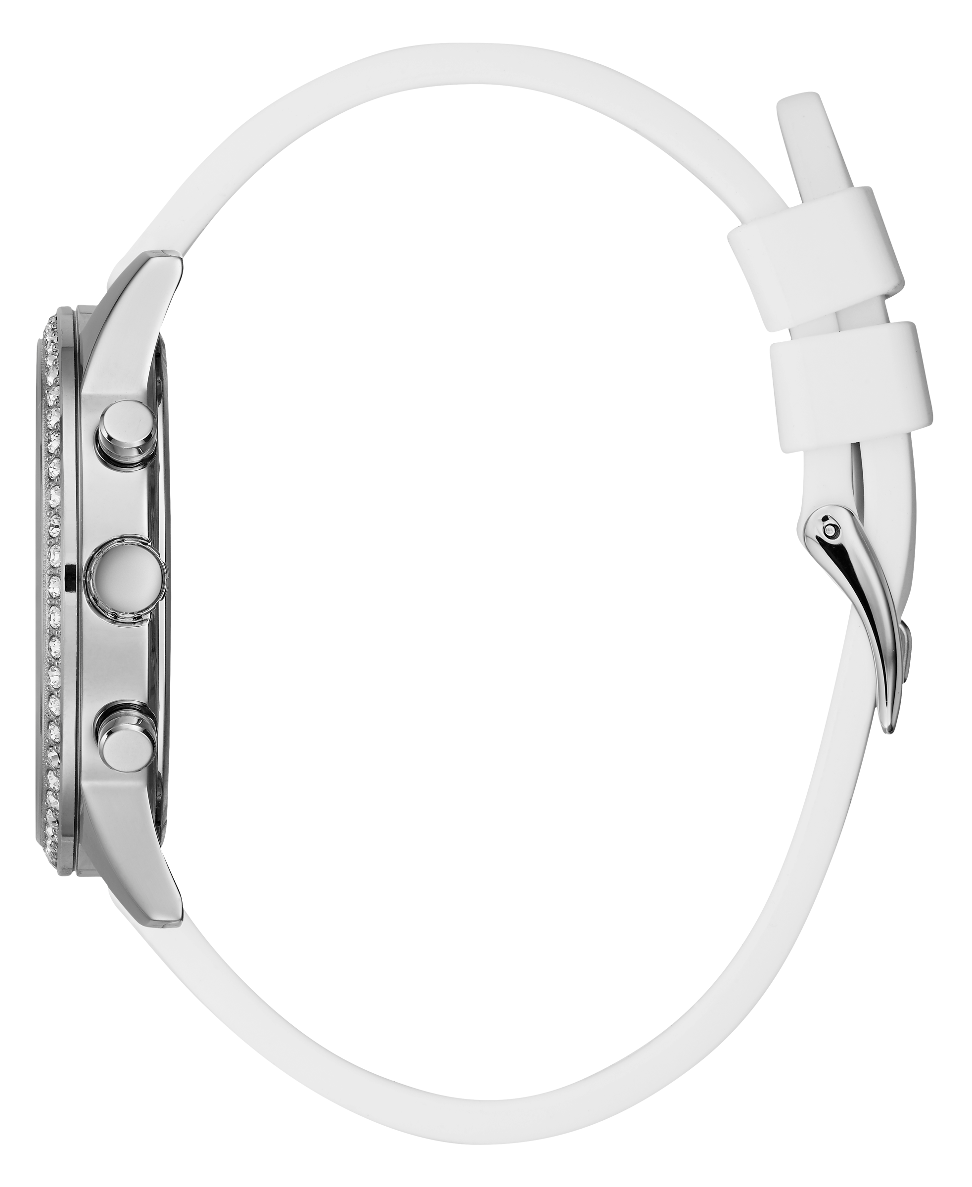 Guess 40 mm Ladies White Multi function Watch W1135L7
