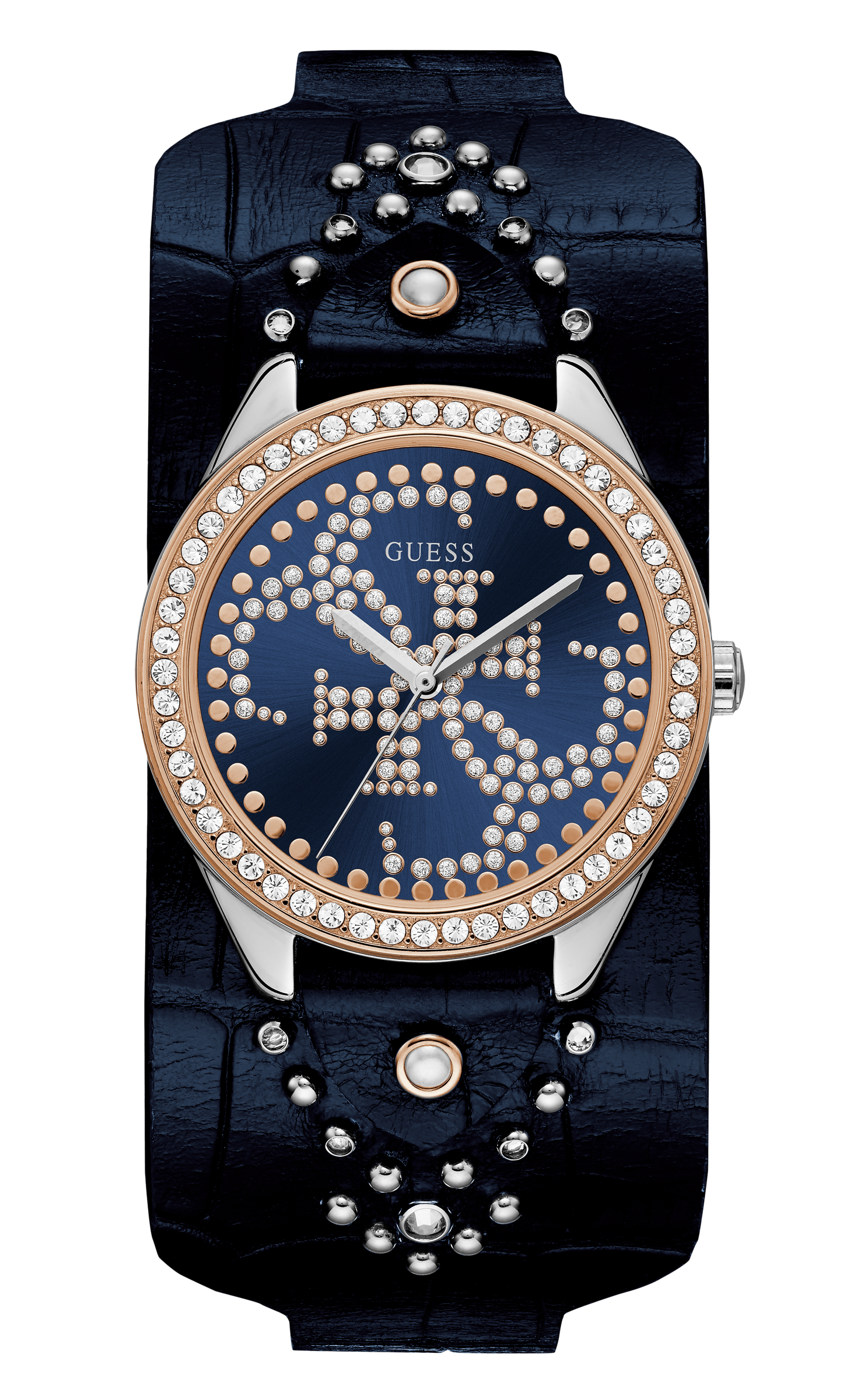 Guess 37 mm Women Blue Dial Analog Watch W1140L3