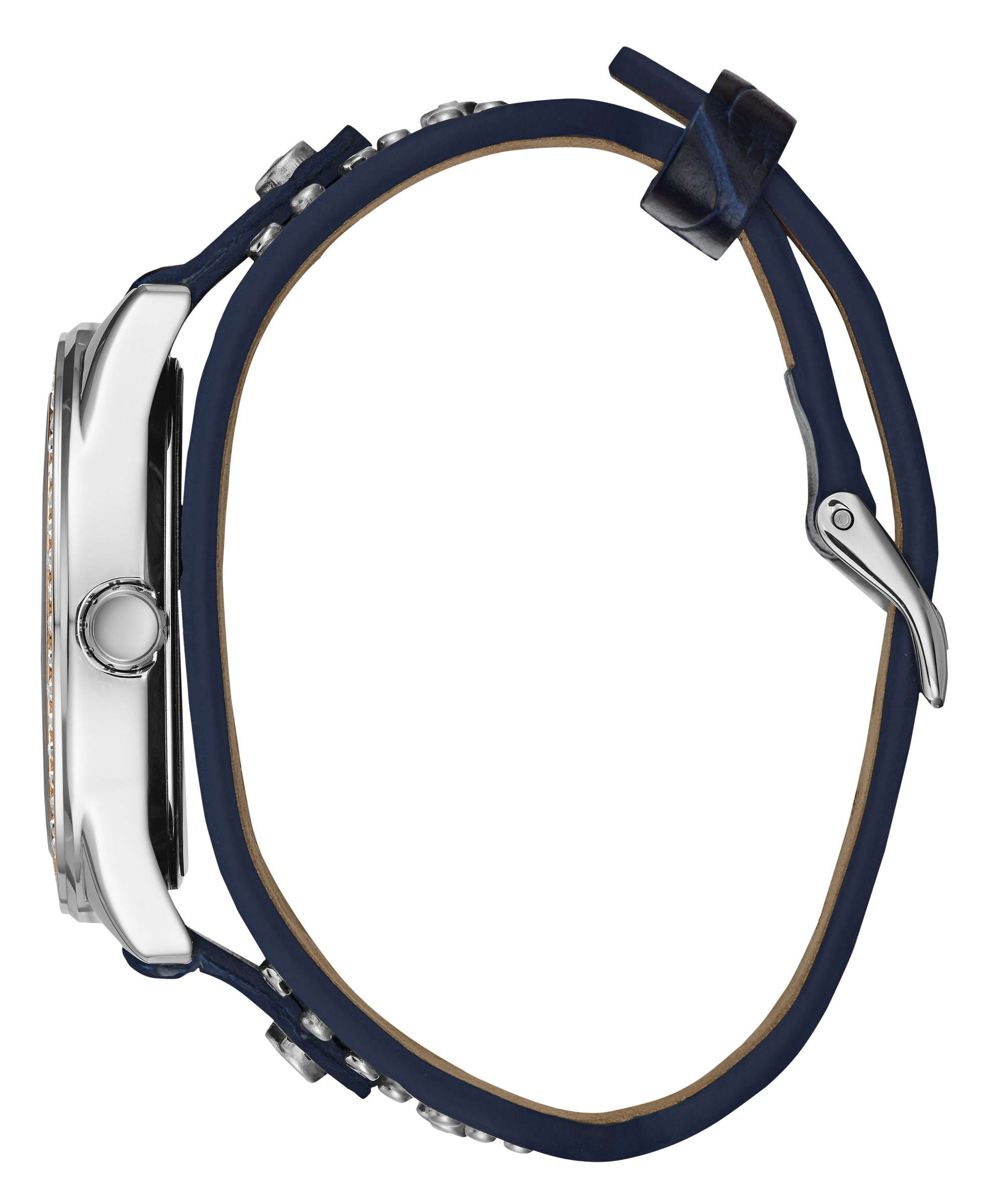 Guess 37 mm Women Blue Dial Analog Watch W1140L3