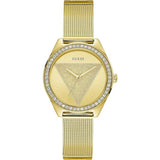 Guess Stainless Steel Analog Gold Dial Women Watch W1142L2