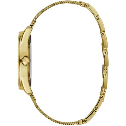 Guess Stainless Steel Analog Gold Dial Women Watch-W1142L2, Gold Band