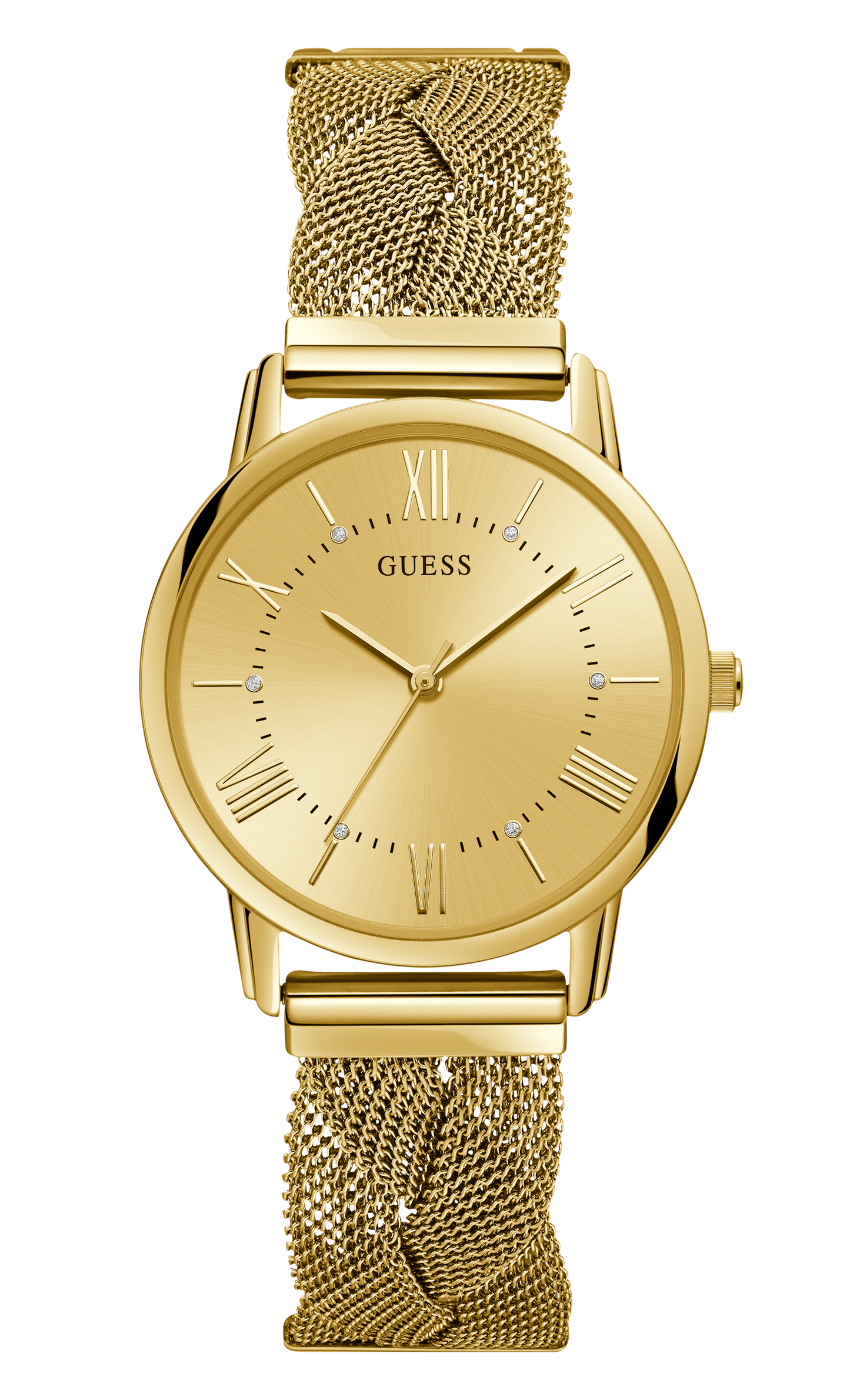 Guess Women Champagne Dial Analog Watch - W1143L2