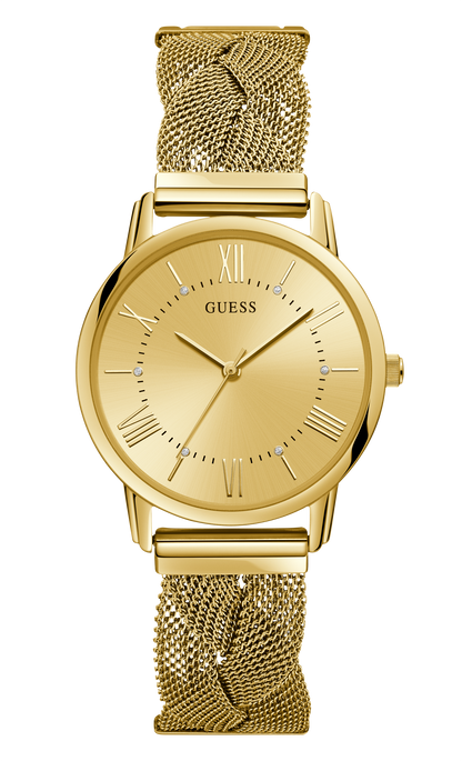 Guess Women Champagne Dial Analog Watch - W1143L2