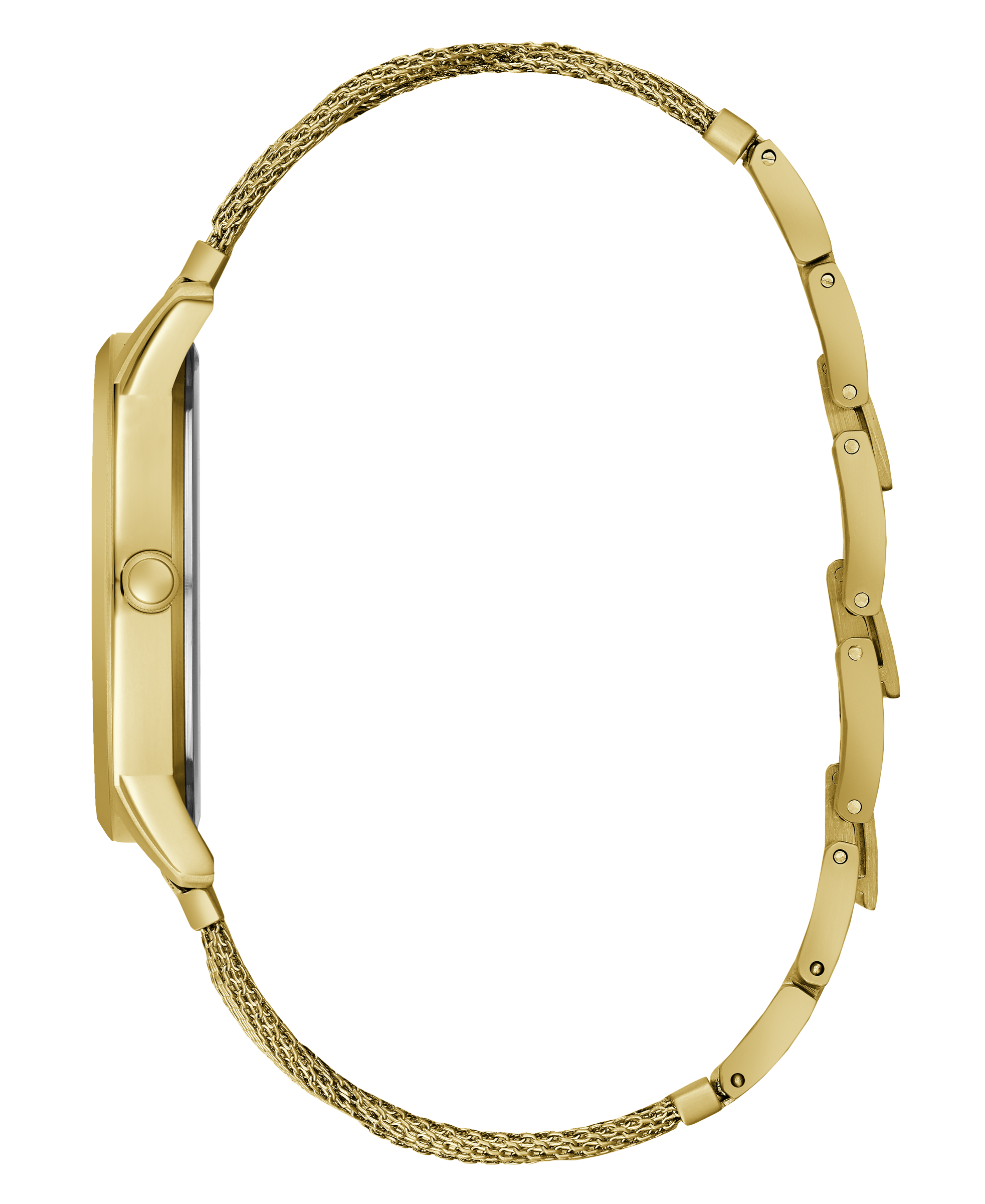 Guess 36 mm Women Champagne Dial Analog Watch W1143L2