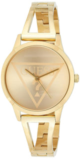 Guess 34mm Ladies Gold Analog Watch W1145L3