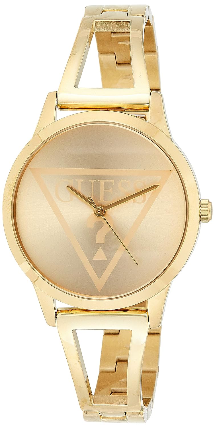 Guess 34mm Ladies Gold Analog Watch W1145L3