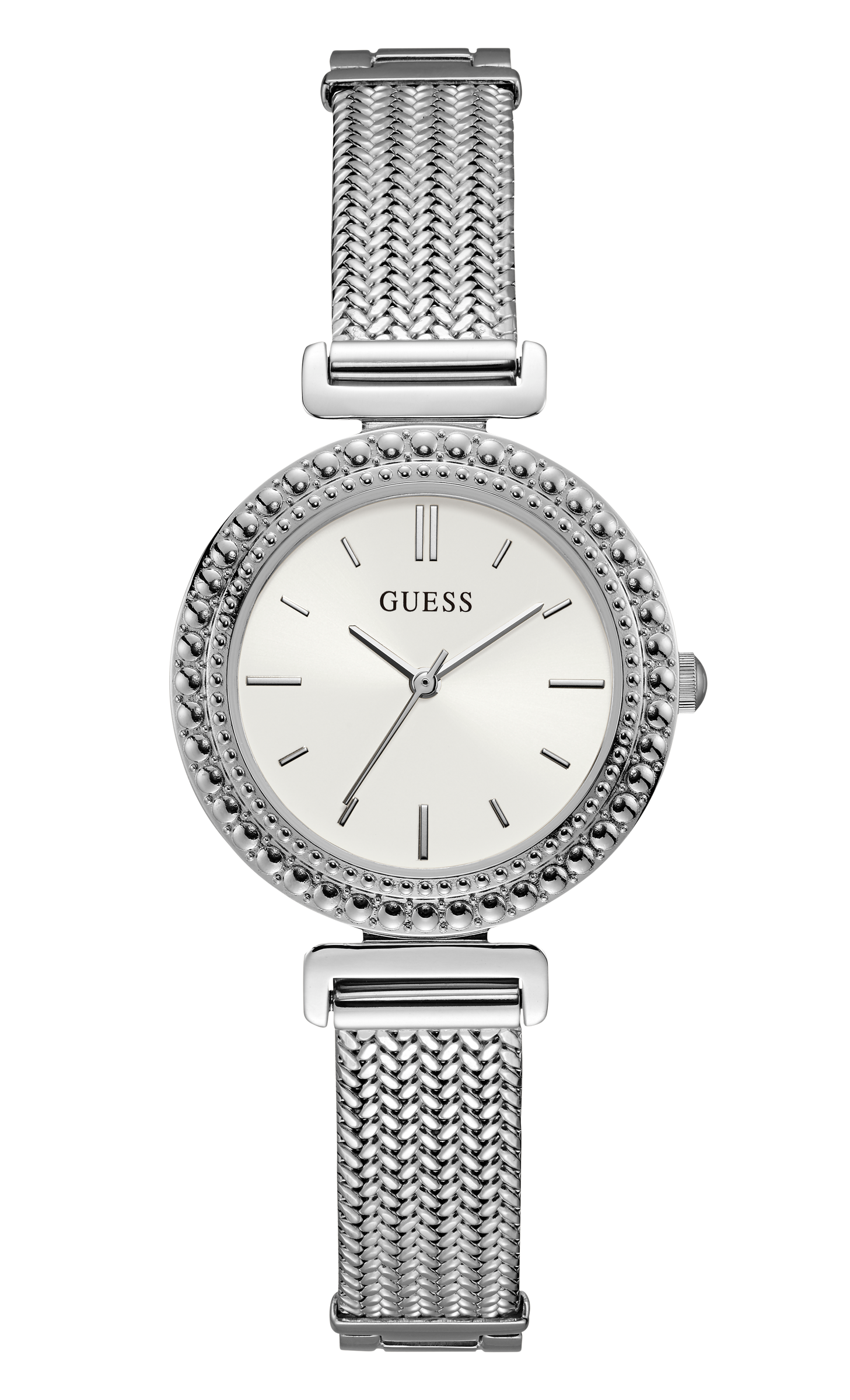 Guess 32 mm Ladies Silver Analog Watch W1152L1