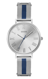 Guess 38 mm Ladies Blue Analog Watch W1155L2