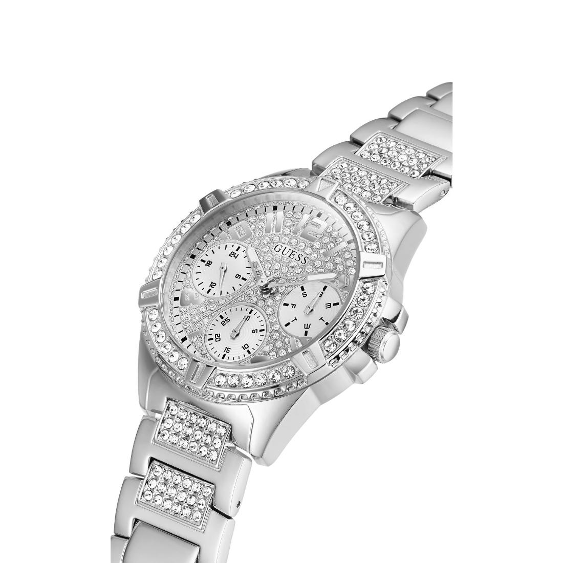 Guess Women 40 mm Silver Dial Analog Watch W1156L1