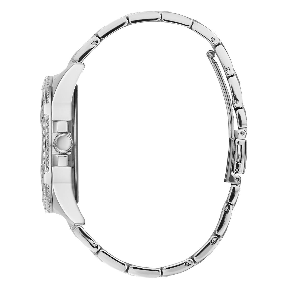 Guess Women 40 mm Silver Dial Analog Watch W1156L1