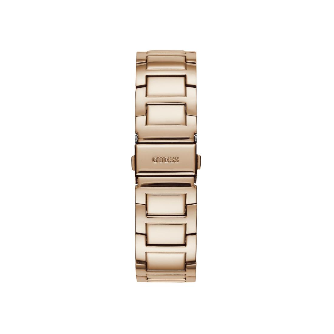 Guess Women 40 mm Size Rose Gold Dial Round Analog Watch W1156L3