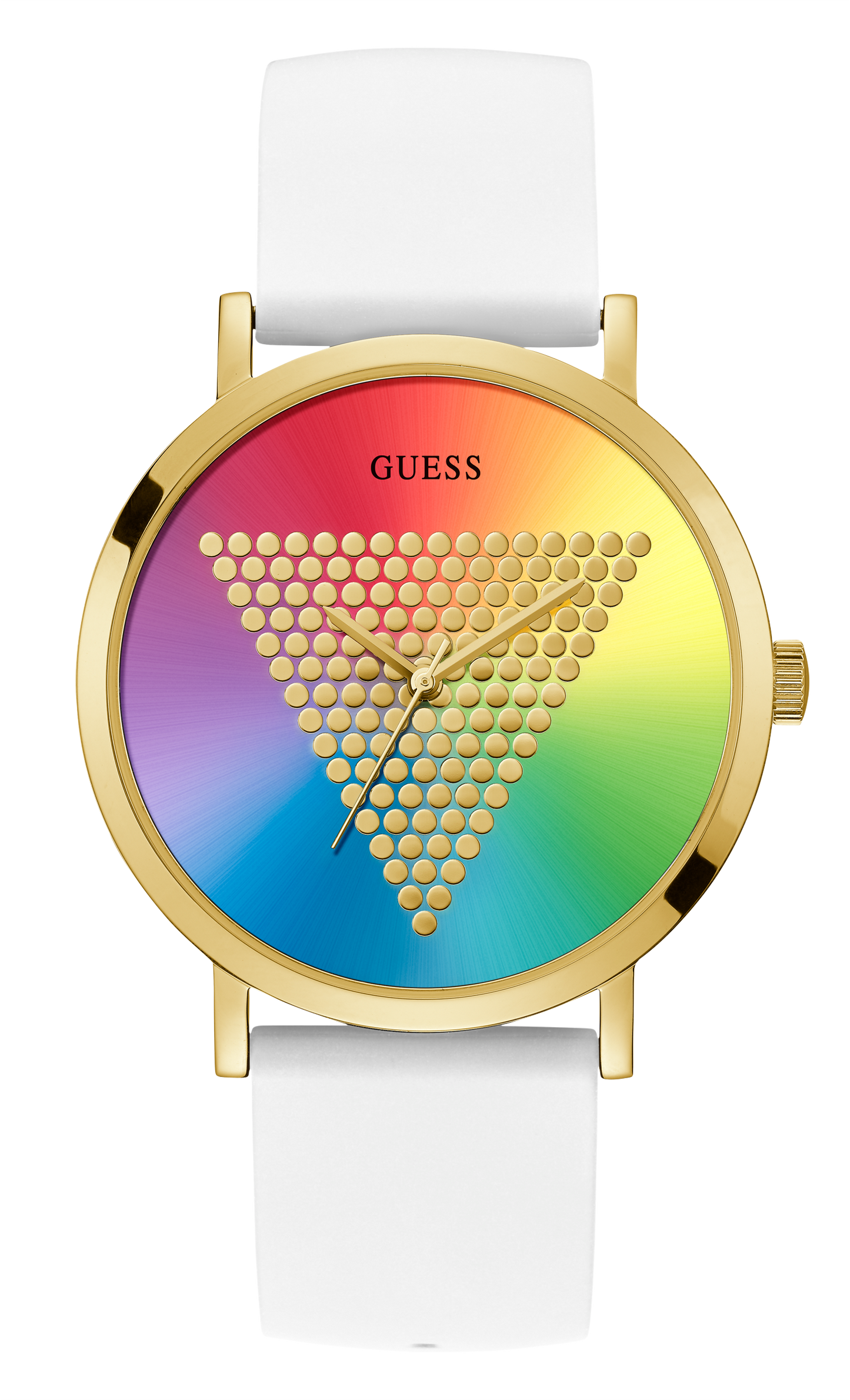 Guess Men Gold Dial Analog Watch - W1161G5