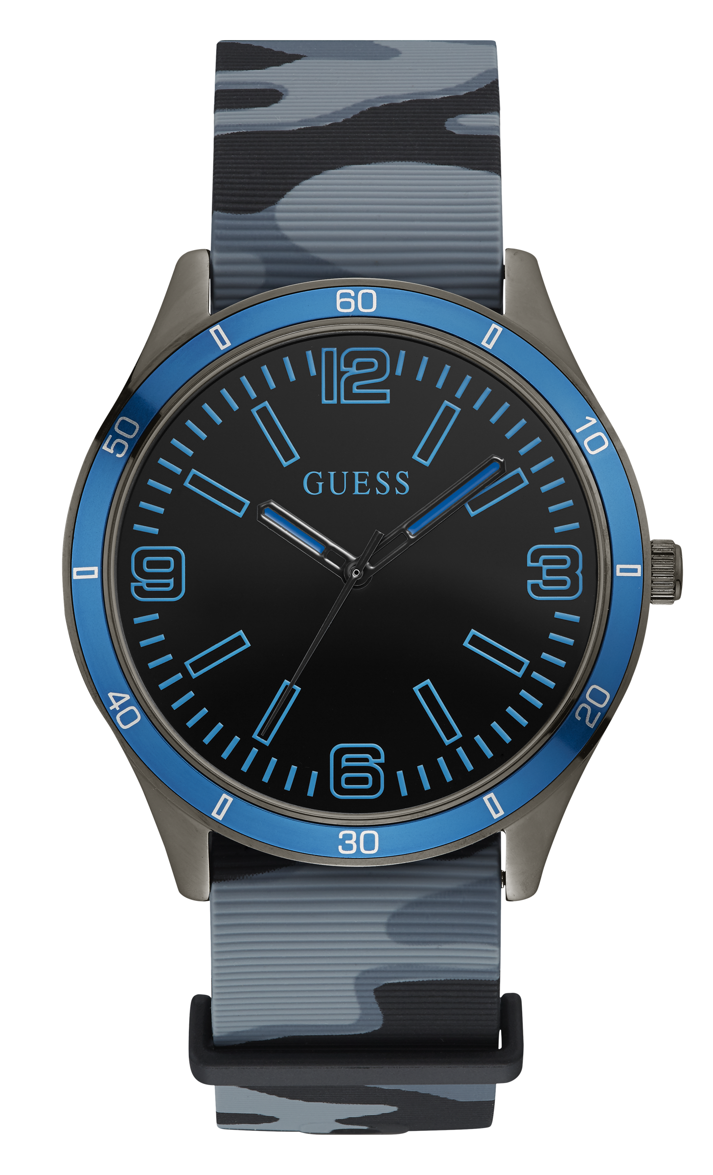 Guess 44 mm Mens White/Color Analog Watch W1163G1