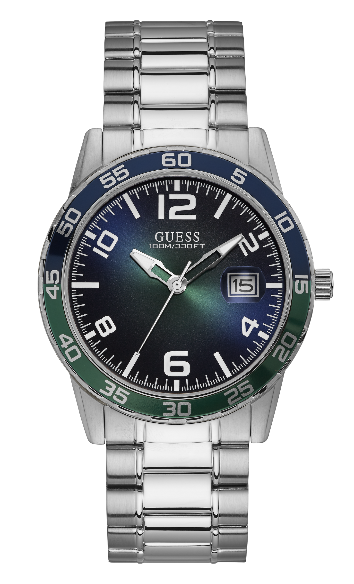 Guess 42 mm Mens White/Color Date Watch W1172G2