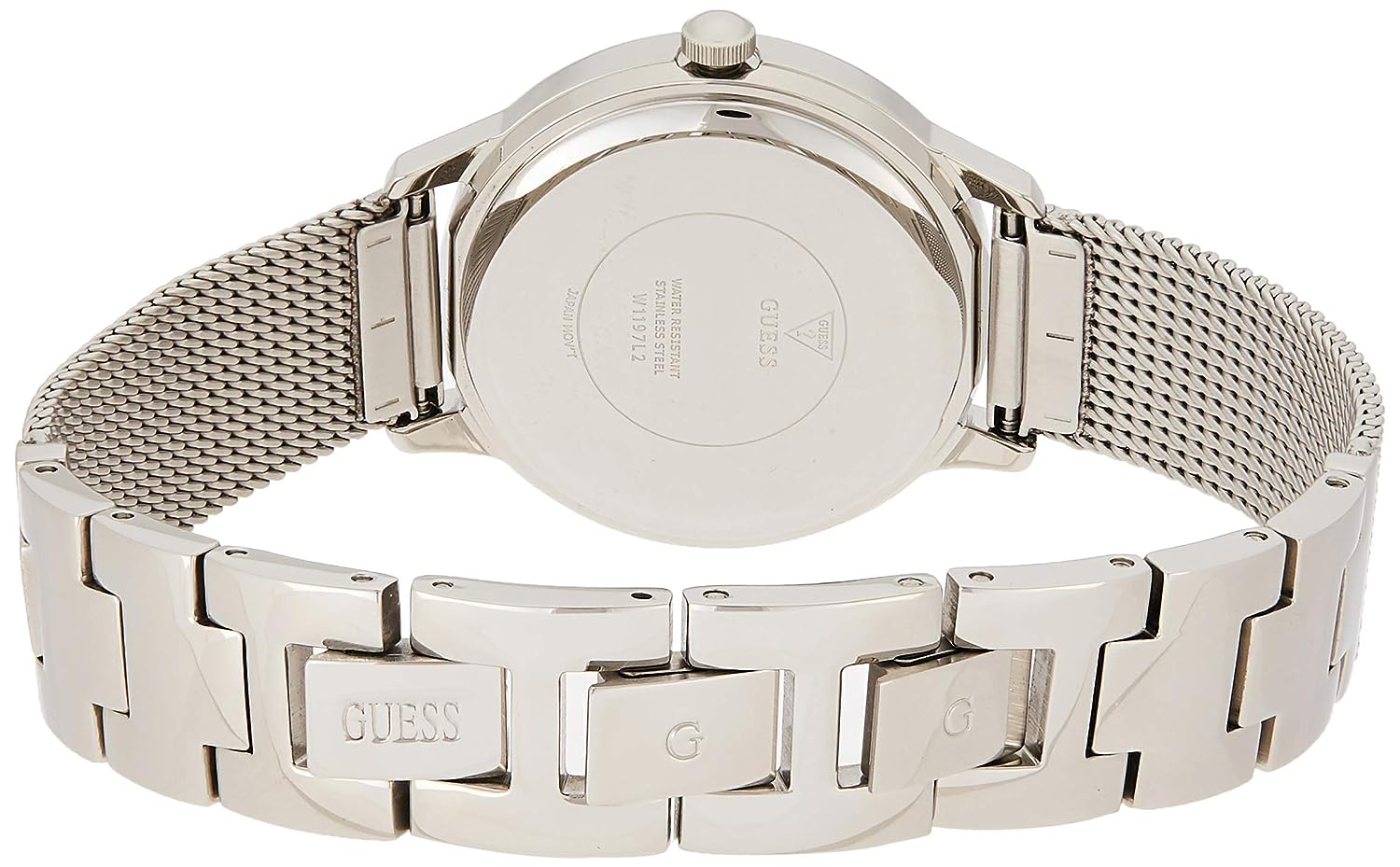 Guess 30 mm Ladies Blue Analog Watch W1197L2