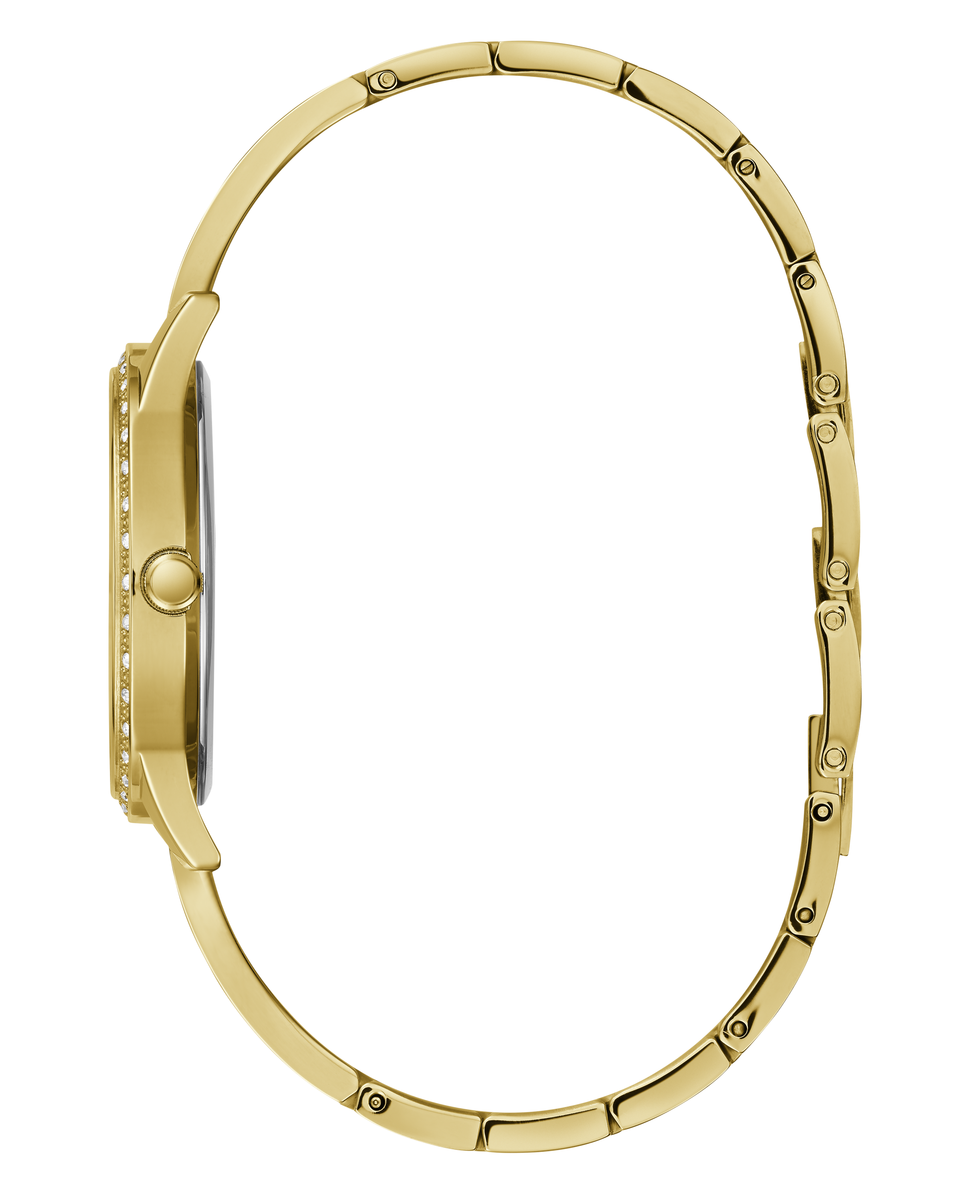 Guess 34 mm Ladies Gold Analog Watch W1208L2