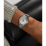 Guess Women 30 mm Silver Dial Analog Watch W1209L1