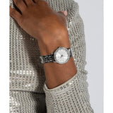 Guess Women 30 mm Silver Dial Analog Watch W1209L1