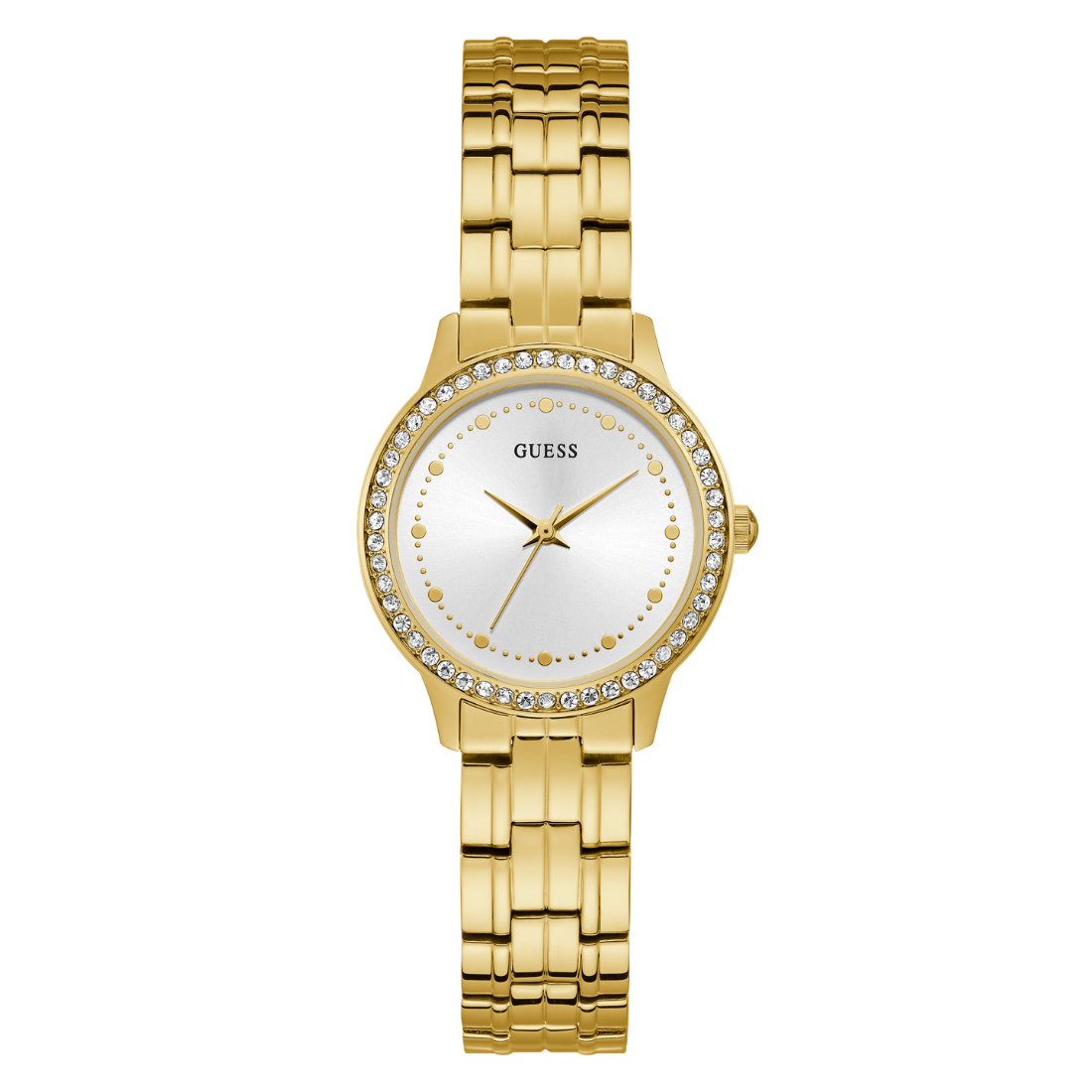 Guess 30 mm Women White Dial Analog Watch W1209L2