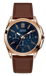 Guess 44 mm Mens Blue Multi function Watch W1217G2