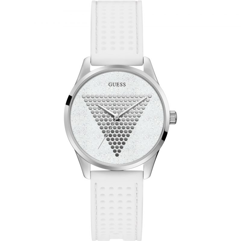 Guess Ladies White Analog Watch - W1227L1