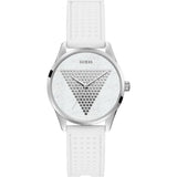 Guess 36 mm Ladies White Analog Watch W1227L1